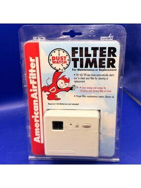 American Air Filter Dust Watch Timer HVAC Furnace 30/60/90 Day NOS Open Box